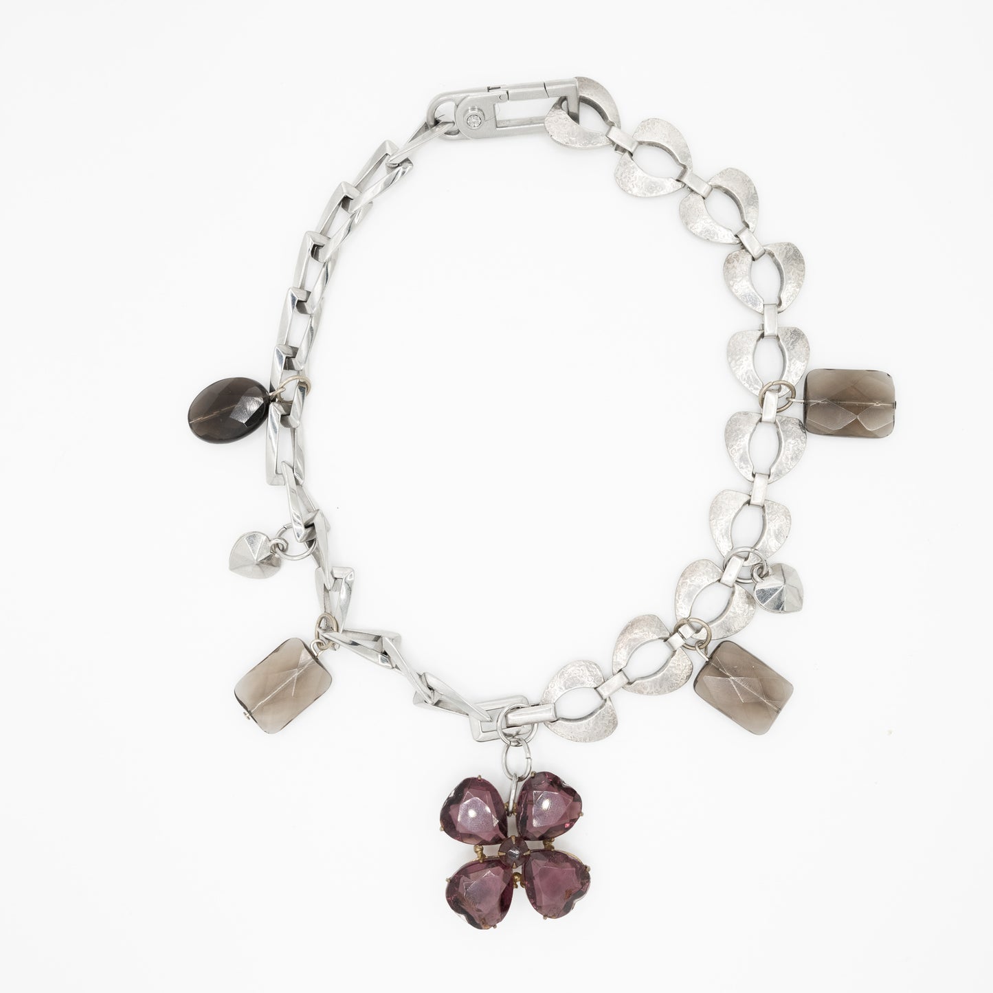 Collier Purple Flower