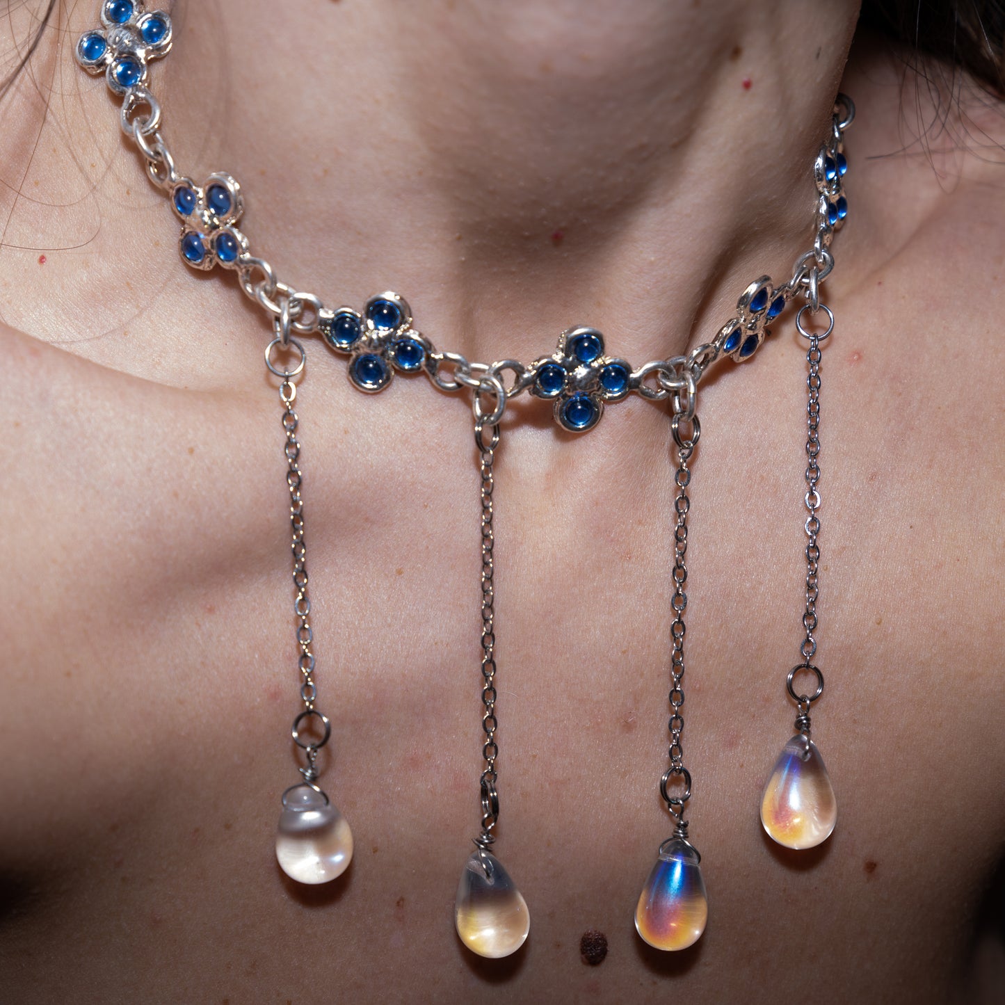 Collier Blue Aurora