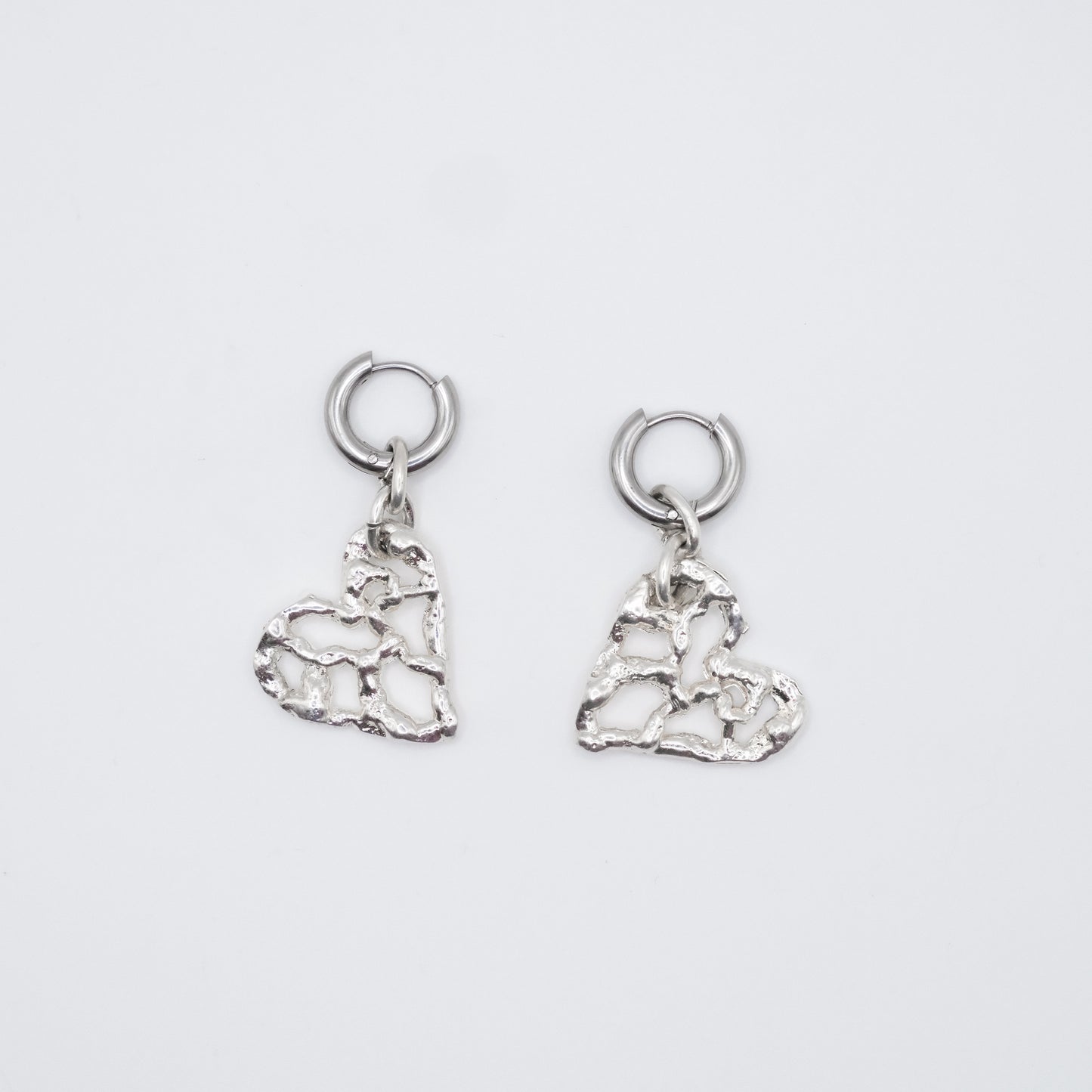 Boucles Heart Crush Silver