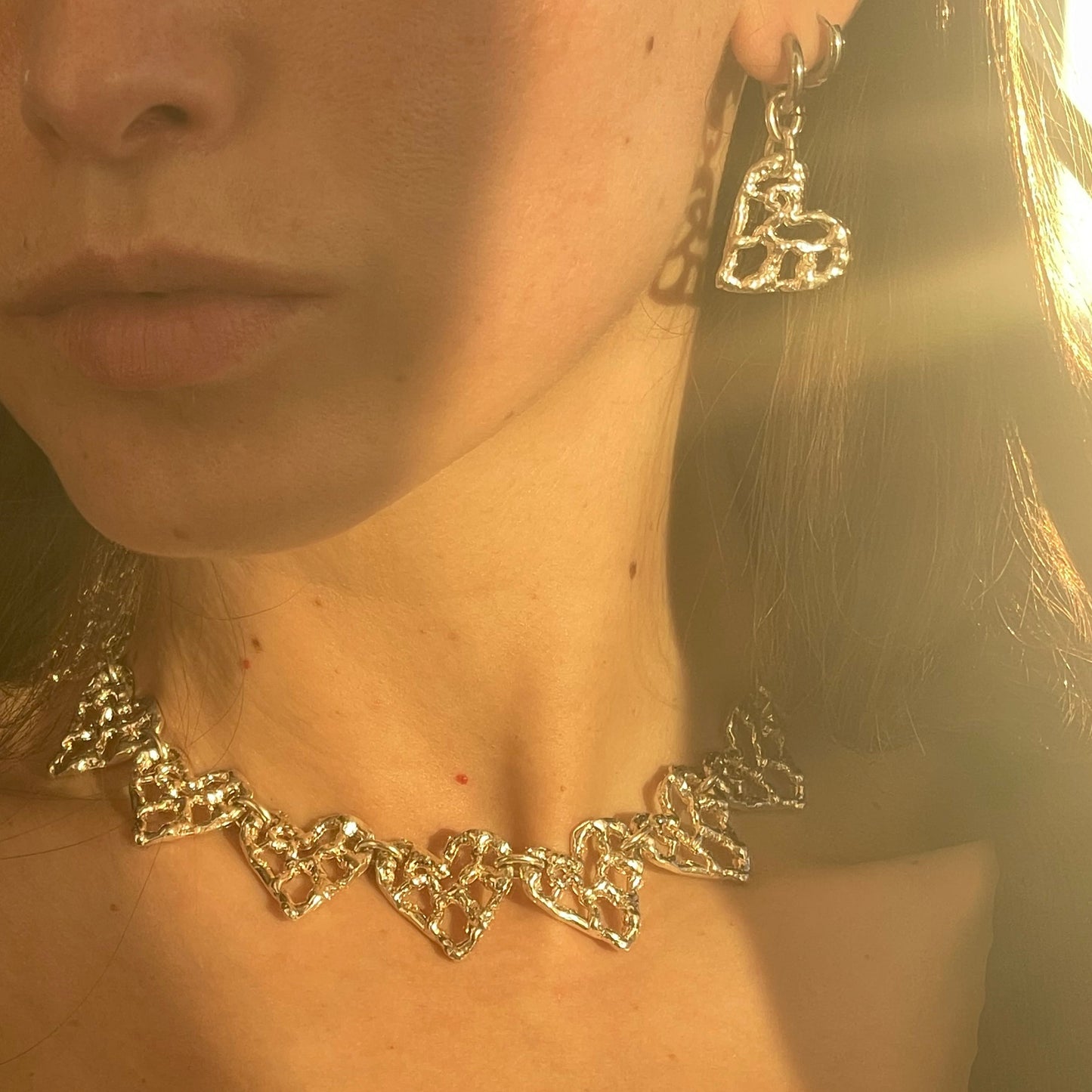 Boucles Heart Crush Silver
