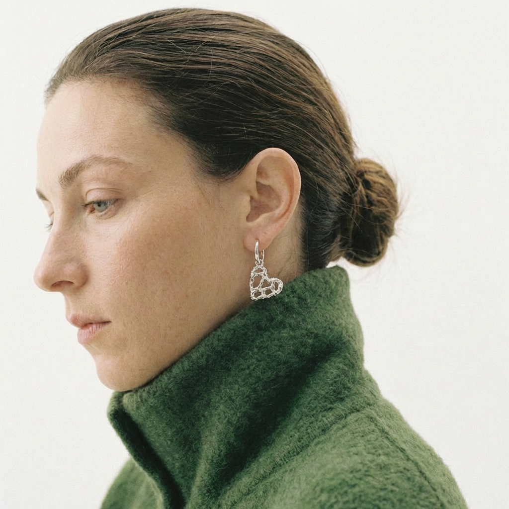 Boucles Heart Crush Silver