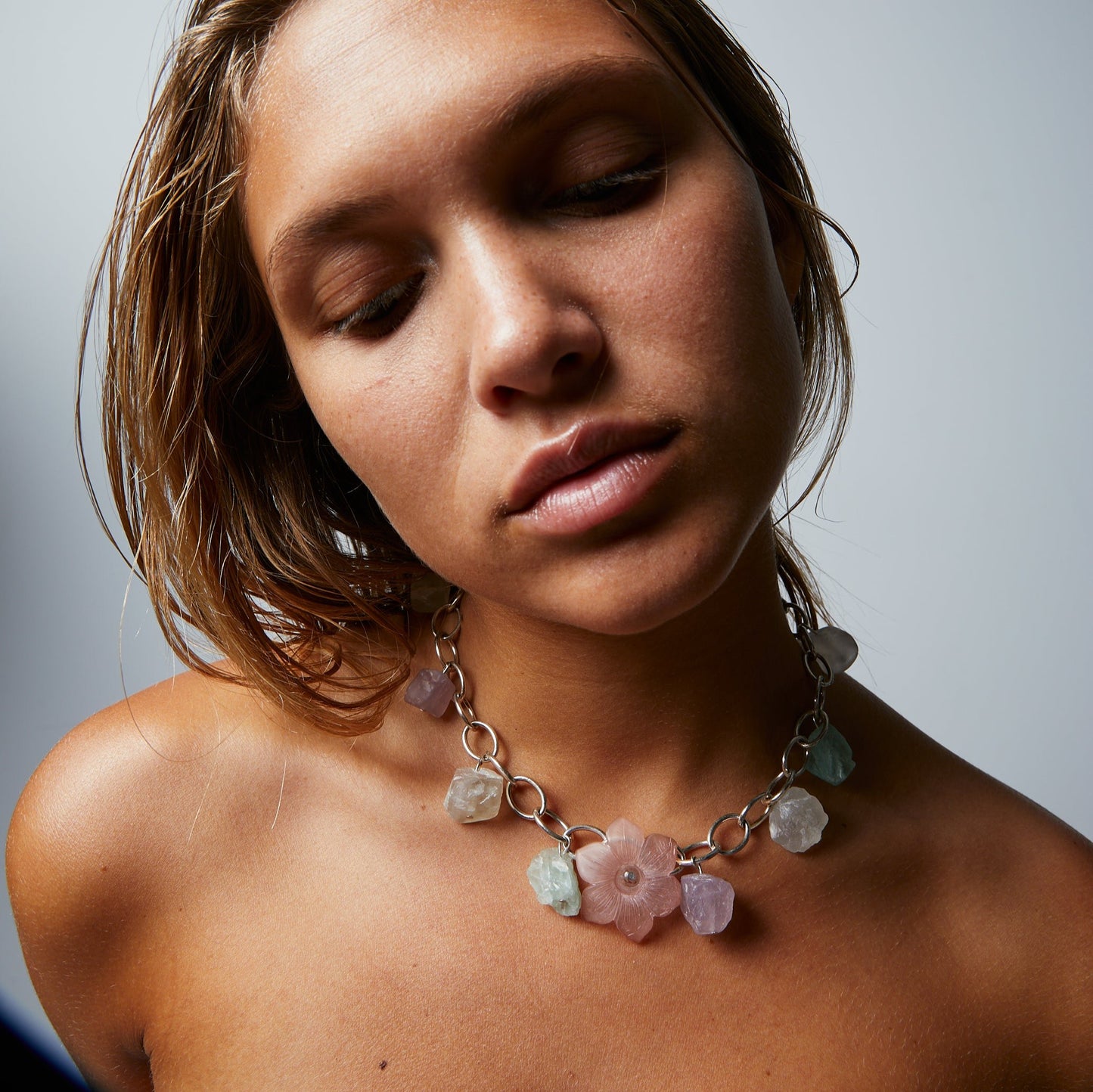 Collier Glass of Flower