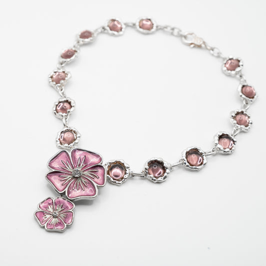 Collier Violet Bloom