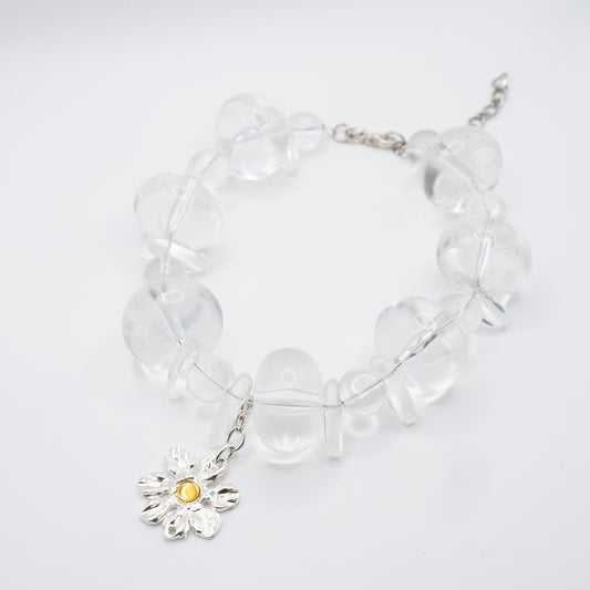 Collier Flower Bubble Yellow