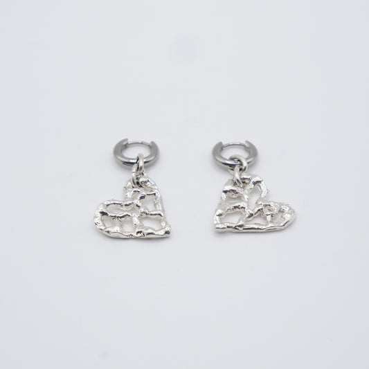 Boucles Heart Crush Silver