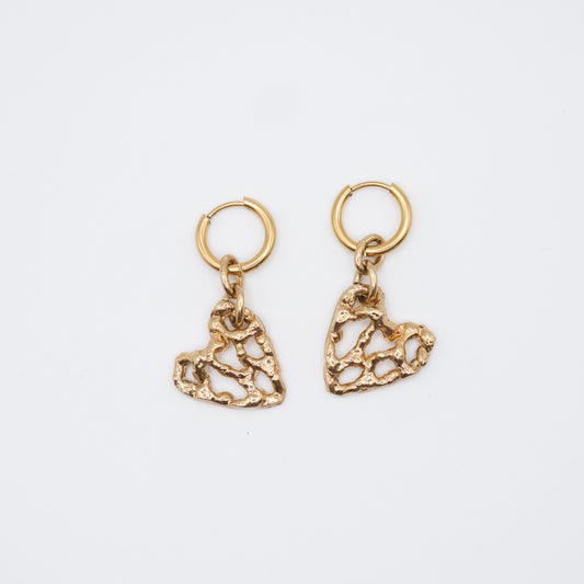 Boucles Heart Crush Gold