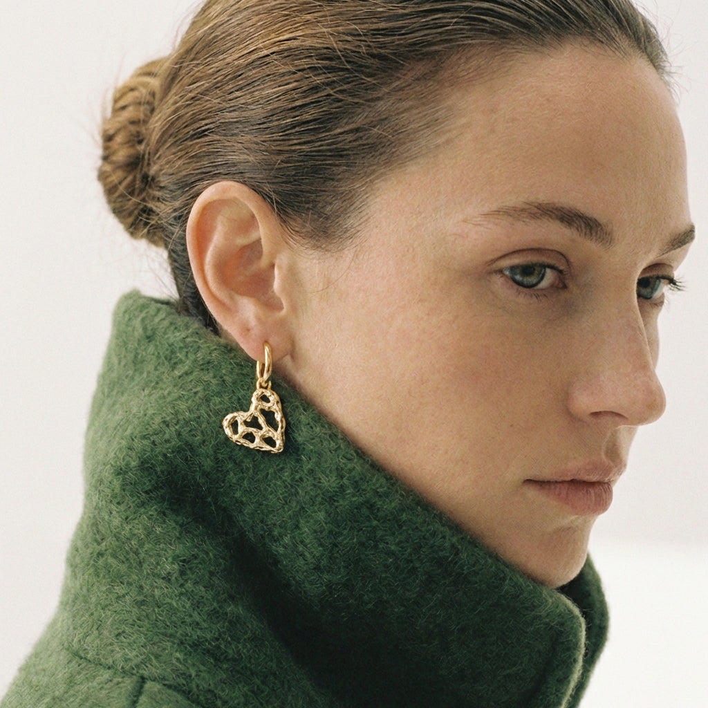 Boucles Heart Crush Gold