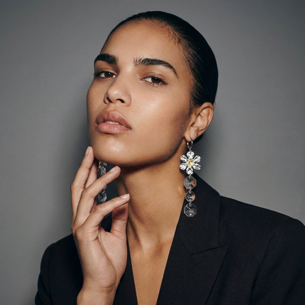 Boucles Flower Luz Yellow