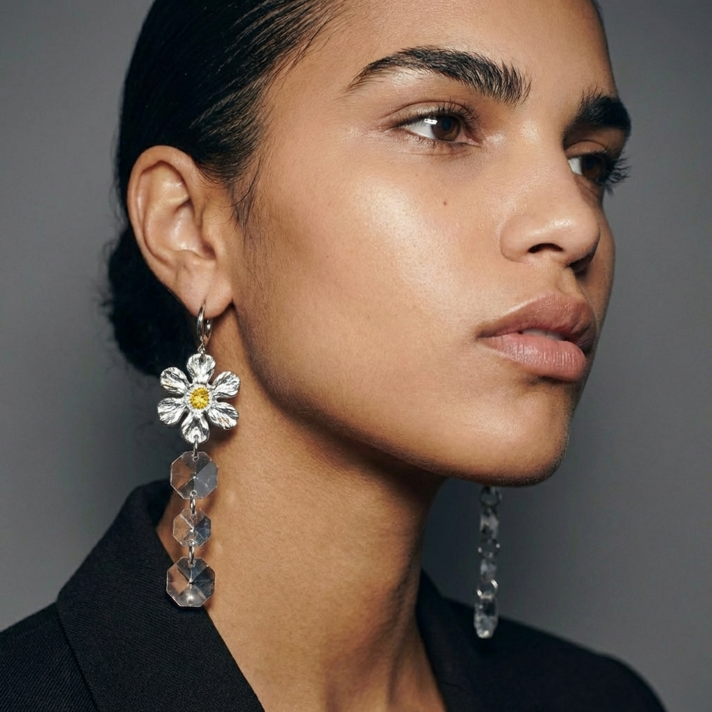 Boucles Flower Luz Yellow