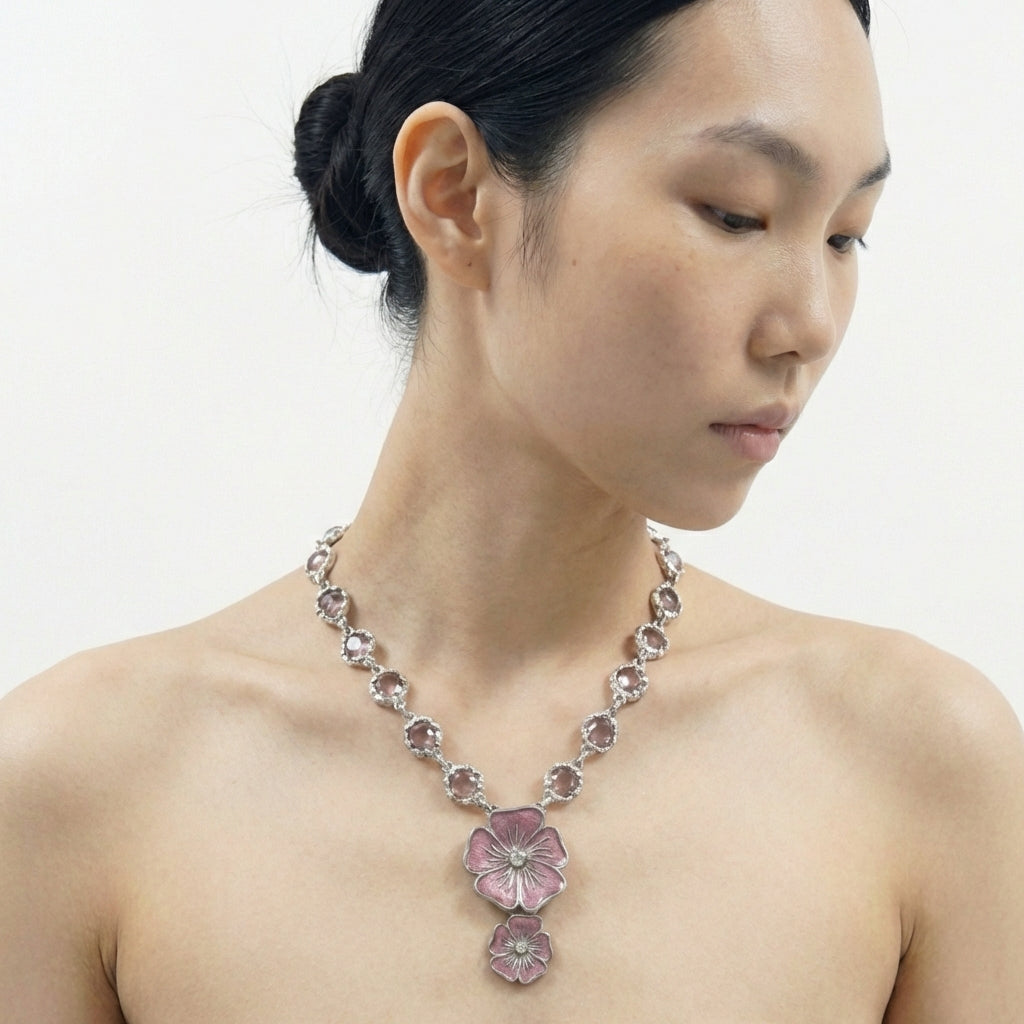Collier Violet Bloom